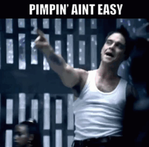 Mickey Mouse Walking Pimpin Ain't Easy GIF