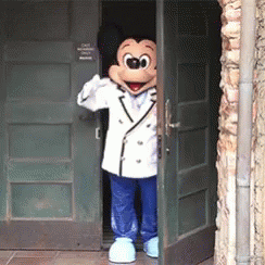 Mickey Mouse Waving Goodbye GIF