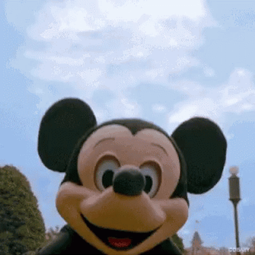 Mickey Mouse Waving Hello GIF 