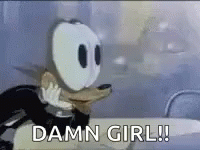 Mickey Mouse Wearing Skull Mask Says Damn Girl GIF