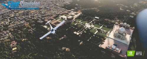 Microsoft Flight Simulator City Mountain View GIF