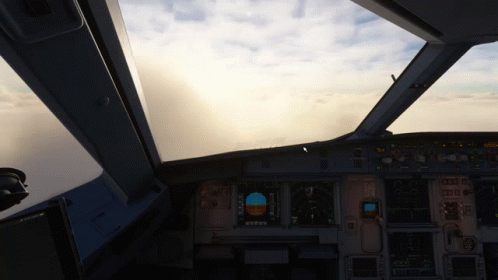 Microsoft Flight Simulator Fenix A320 GIF