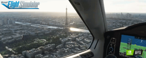 Microsoft Flight Simulator Ray Tracing GIF