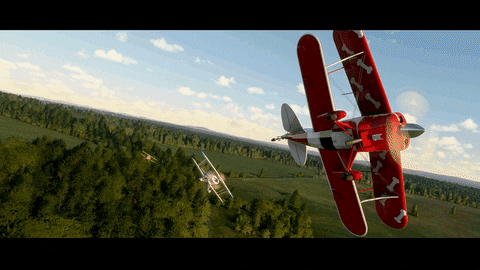 Microsoft Flight Simulator Stunt Plane GIF