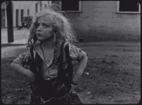 Midget Dwarf Woman Tough Horror Vintage Movie GIF
