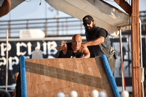 Midget Funny Slide Bowling Ball GIF