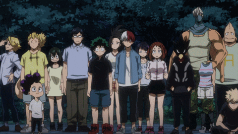 Midoriya And Other Characters GIF
