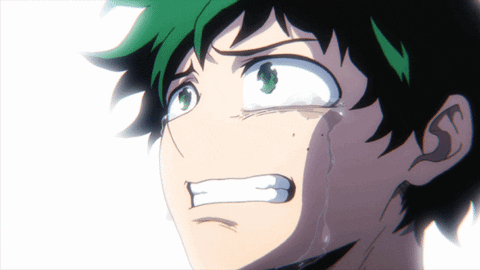 Midoriya In Tears GIF