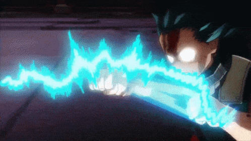 Midoriya Power Punch GIF