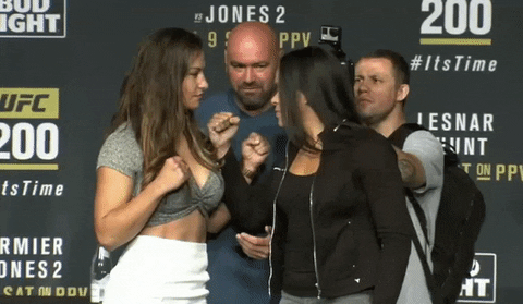 Miesha Tate Will Face Off Amanda Nunes GIF