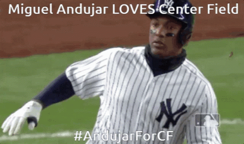 Miguel Andujar Playing Center Field
