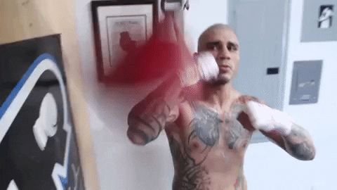 Miguel Cotto Boxing Speed Bag GIF