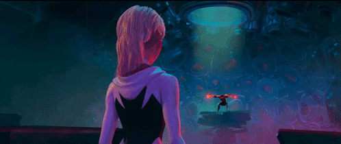 Miguel O'hara And Gwen Stacy GIF