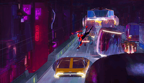 Miguel O'hara Got Thrown GIF