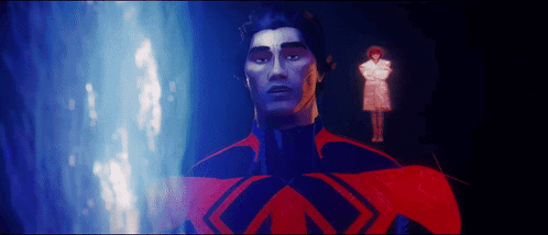 Miguel O'hara Talking GIF