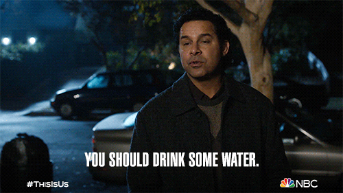 Miguel Rivas You Should Drink Water GIF