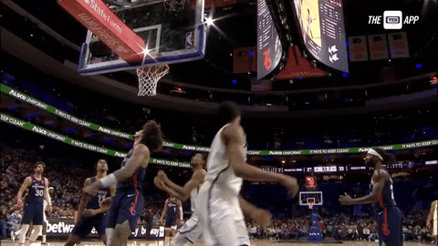 Mikal Bridges Finger Run Gesture GIF