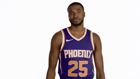 Mikal Bridges Funny Body Shimmying GIF
