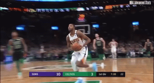 Mikal Bridges Incredible Dunk GIF