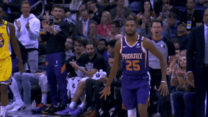 Mikal Bridges Jersey 25 W Hand Signal GIF