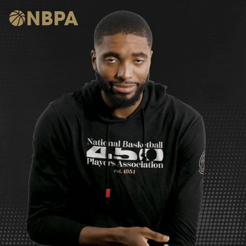 Mikal Bridges Pointing Up Thankful GIF