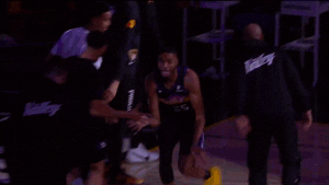 Mikal Bridges Pumped Up Reaction GIF