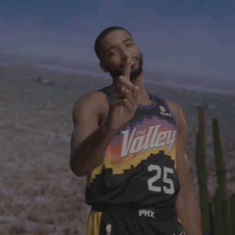 Mikal Bridges Shrug Passive Reaction GIF