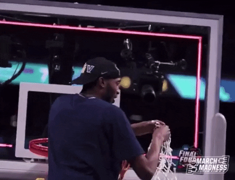 Mikal Bridges Twirling Fabric Rallying Crowd GIF