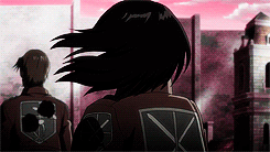 Mikasa Ackerman Turning Around GIF