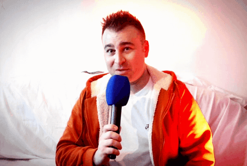 Mike Drop Guy Speaks On Mic GIF