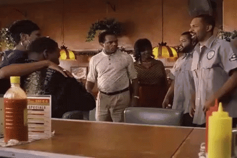 Mike Epps Awkward Posing GIF