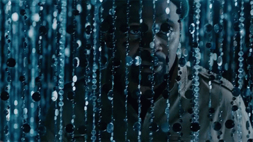 Mike Epps Coming Out Behind Curtain GIF