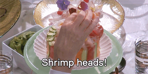 Mike Epps Hates Shrimp Heads GIF