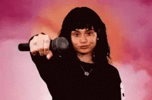 Mike Mic Drop Girl GIF