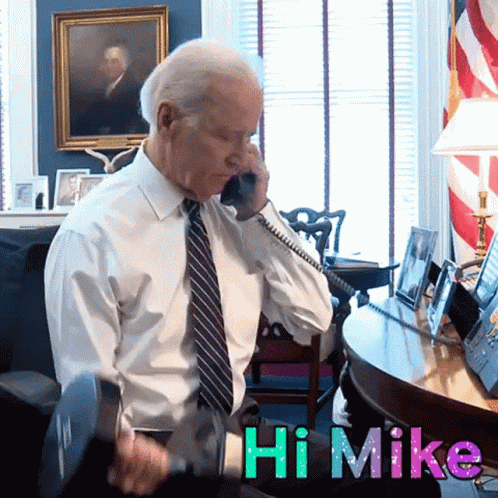Mike Mike Hi Mike Joe Biden Bicep Curls GIF