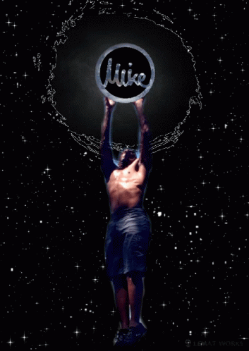 Mike Mike Man Holding Ball Mike Galaxy GIF