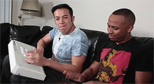 Mike Ross Imagining A Gaming Joystick GIF