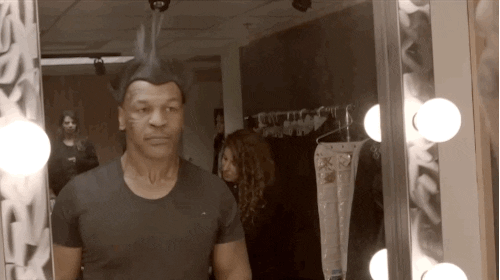 Mike Tyson Backstage Lip Sync Battle GIF