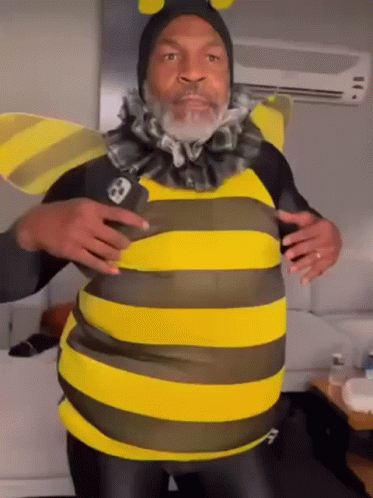 Mike Tyson Bee Mascot GIF