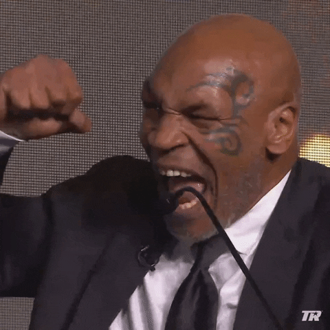 Mike Tyson Fist Pump Celebration GIF