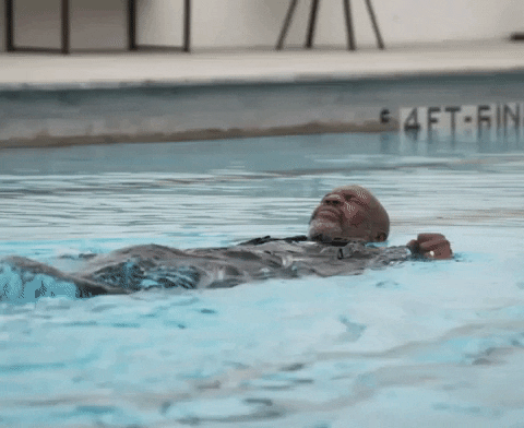 Mike Tyson Floating Work Out GIF