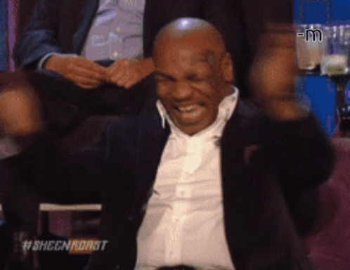Mike Tyson Laughing Hilarious GIF