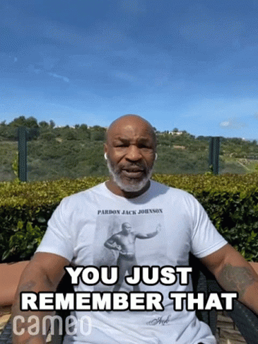 Mike Tyson You Just Remember That GIF