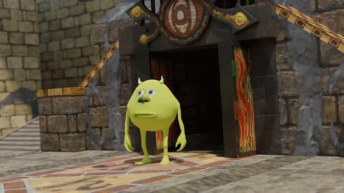 Mike Wazowski In A Big Shock Meme GIF