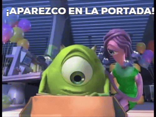 Mike Wazowski In A Party Meme GIF