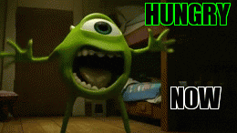 Mike Wazowski Is Hungry Now GIF