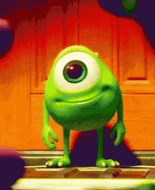 Mike Wazowski Looks In Love Meme GIF