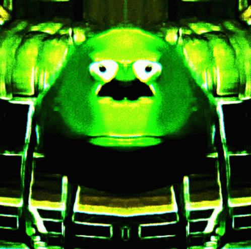 Mike Wazowski Monstrous Look Meme GIF