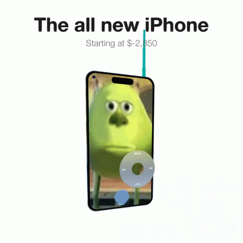 Mike Wazowski On New IPhone Screen GIF