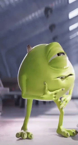 Mike Wazowski With Sulley And Boo Meme GIF